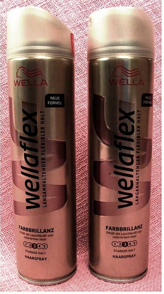 2 x Wellaflex Haarspray - Farbbrillanz - Starker Halt - je 250 ml