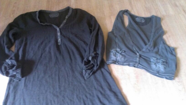Yerse Weste und Langarmshirt 