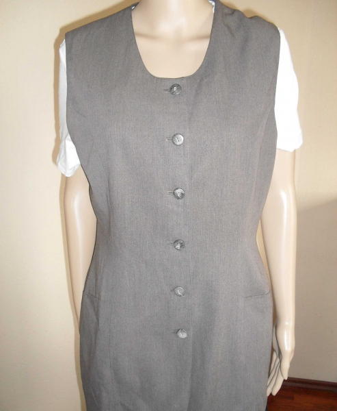 zweiteilig Bolero und ärmellose Weste braun Gr 42