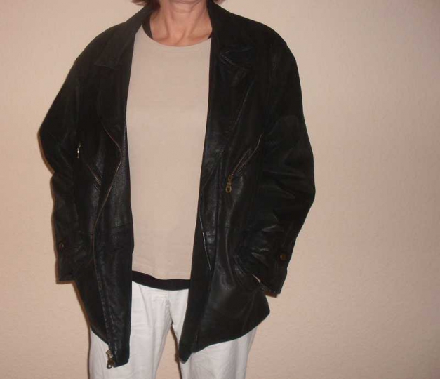 jacke (echtes leder)