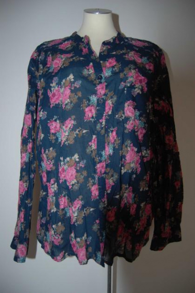 Vintage True  Blumen Blüten Bluse Trendi