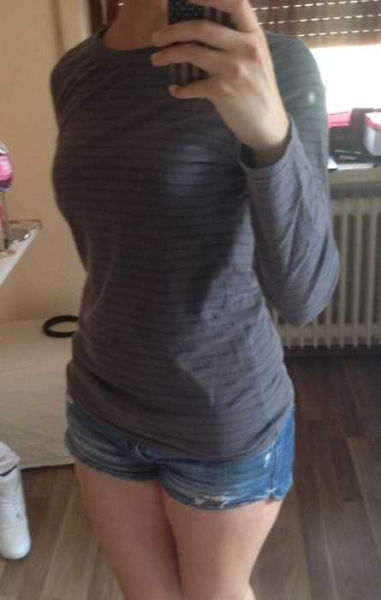gestreifter Pulli