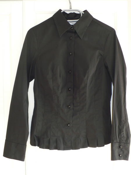 Heine Bluse Hemdbluse schwarz