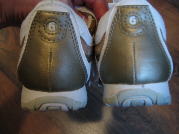 Sneaker Sportschuhe weiß /gold #Graceland