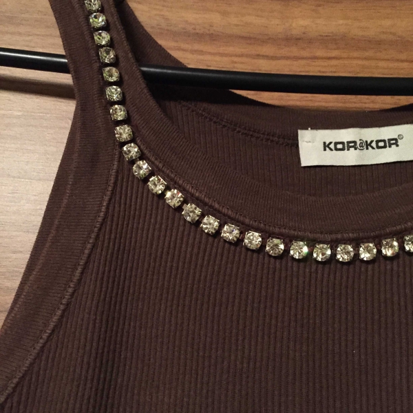 Tanktop mit Glitzer