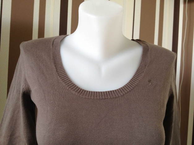 Edc by Esprit Strickpullover Braun Taupe Gr M