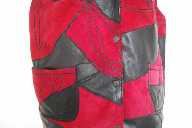 Lederweste Weste True Vintage Trendi
