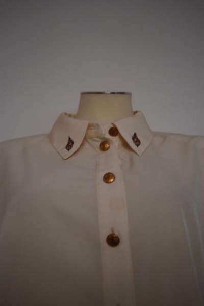 Tolle  Creme  Bluse  Oversize  Blogger Vintage Trendi