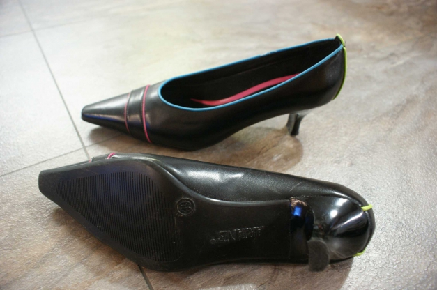 Pumps schwarz bunt