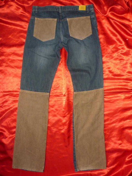Jeans mit Cordeinsätze * Gr.46 / Theo  * VHB