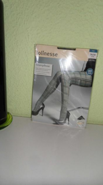 Karo- Strumpfhose von Jolinesse - Neu - 60 DEN