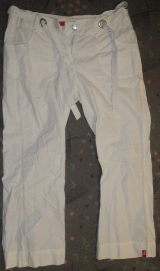 Sommer Capri Hose Esprit Weiß edc