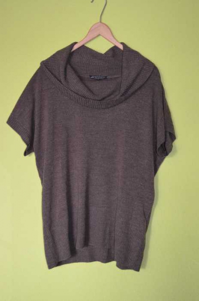 Rollkragen Oversize Strickshirt
