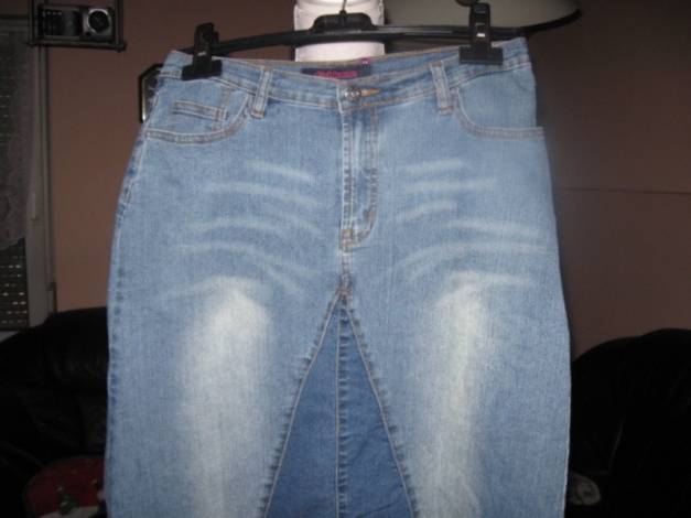 *** Langer Jeansrock ~ Stiefelrock ~ Für jede Jahreszeit *** 