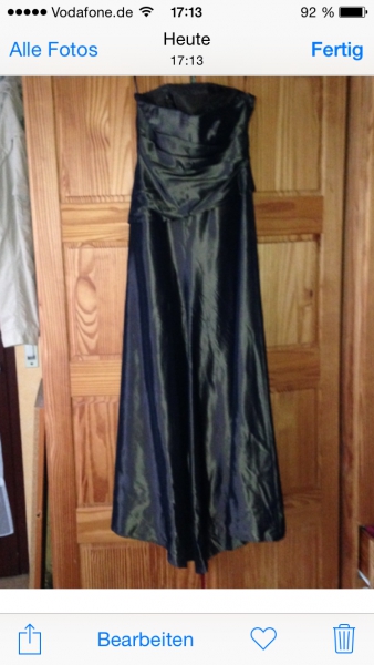 Abendkleid, Cocktailkleid, Abiball, braun, Gr 38/40, Zero