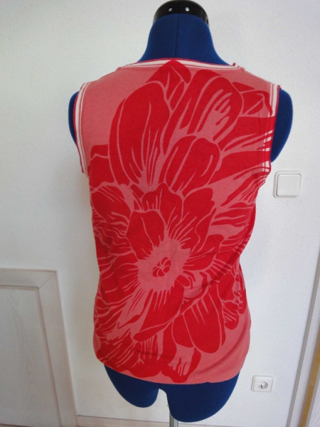 Rotes René Lezard Kaschmir-Top Gr. M 