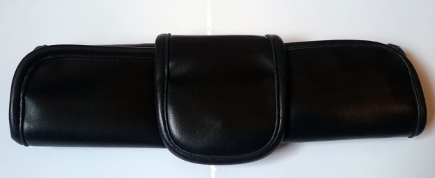 Profi Pinselrolle Pinseltasche schwarz Kunstleder