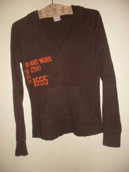 brauner kapuzenpulli ONLY
