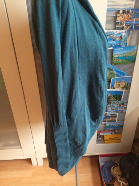 Zero cardigan Petrol türkis blau 