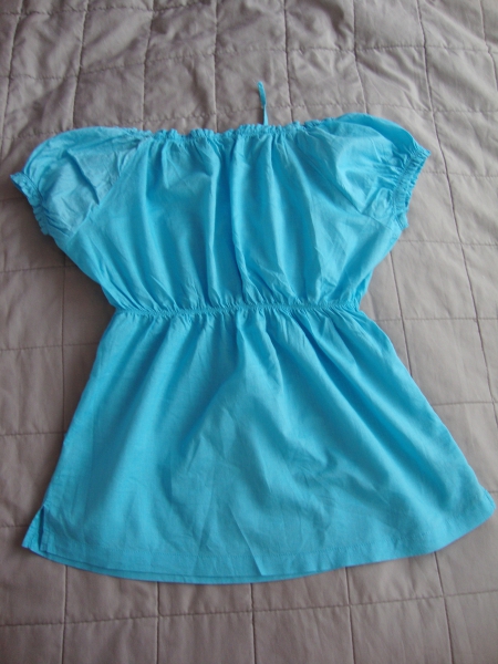 Sommerbluse blau