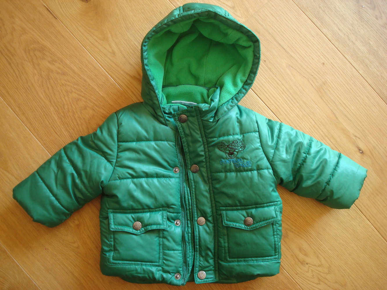 Anorak, Steppjacke in Grün, Unisex Gr. 74