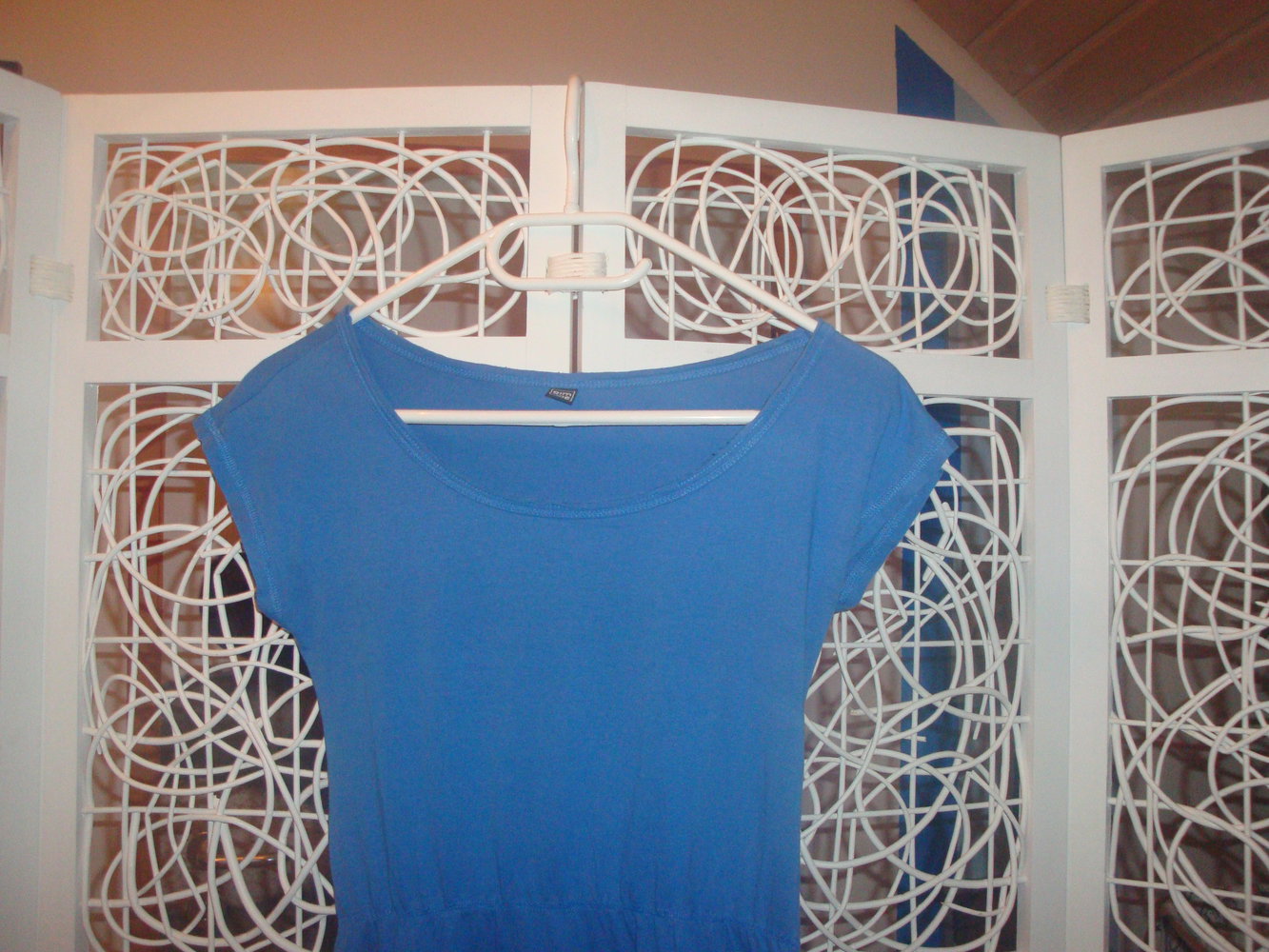 Blaues Sommerkleid kurz