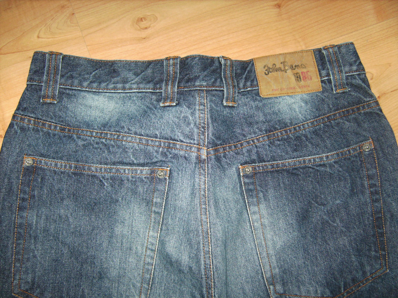 John baner Gr. 48, Herrenjeans blau, weiter Beinschnitt, Jeans loose Fit