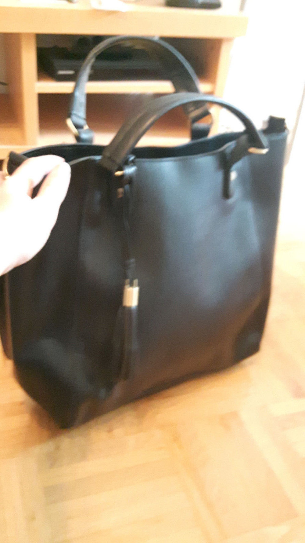 *** Shopper ~ Tasche ~ Groß ~ Hartes Material ~ Hipster ***