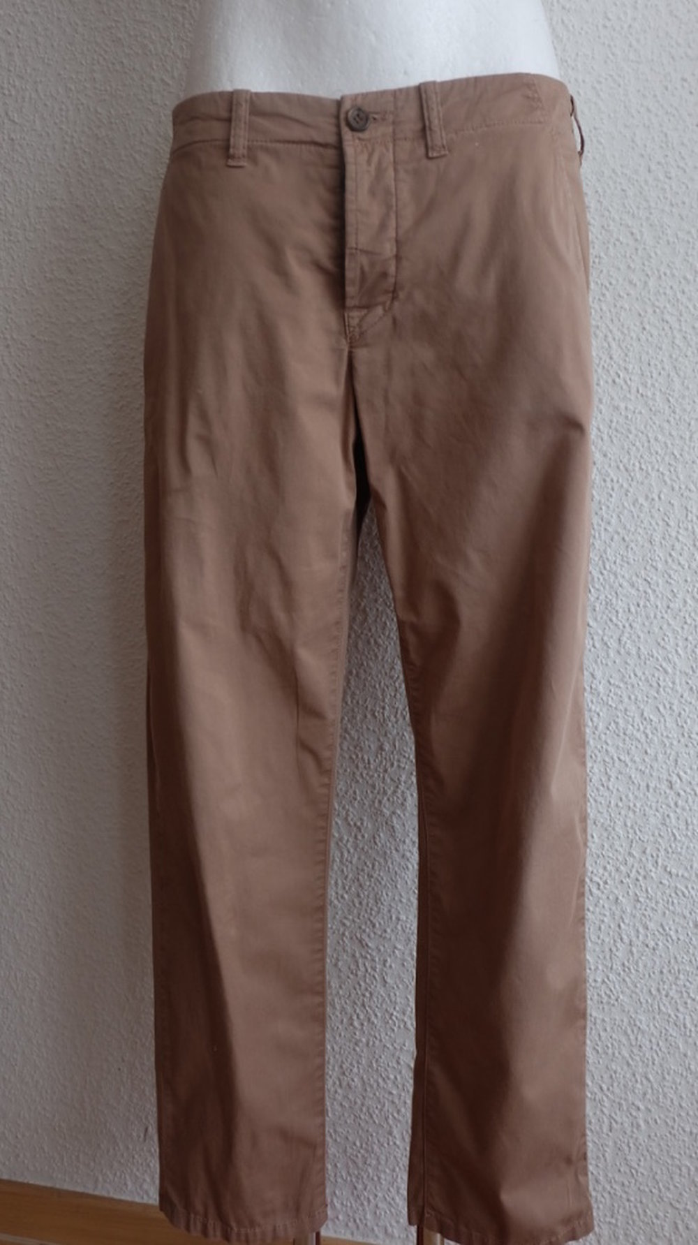Stefanel Hose Gr. 34 Camel Farbton Damen Chino  Straight Pants Pantalon