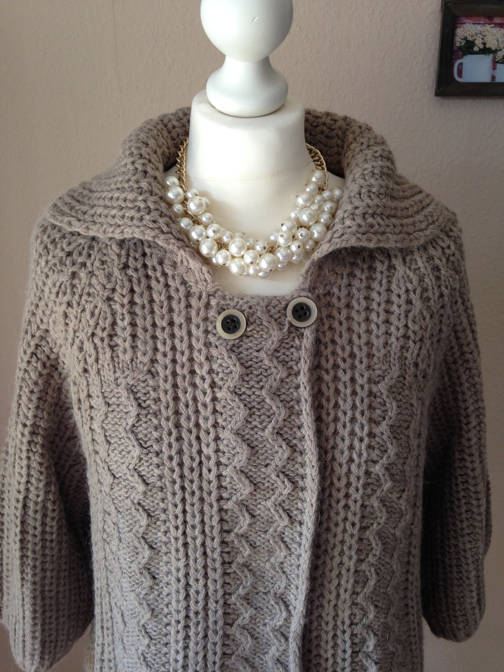 Strickjacke, Cardigan, Strickpullover, Wolle