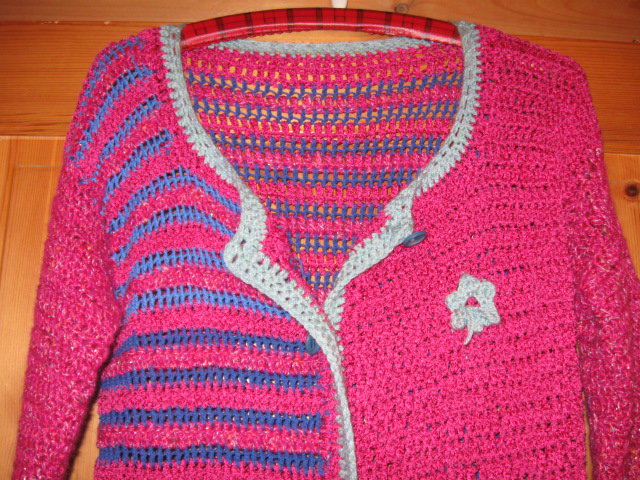 *** Strickjacke ~ Handarbeit ~ Gehäkelt ***
