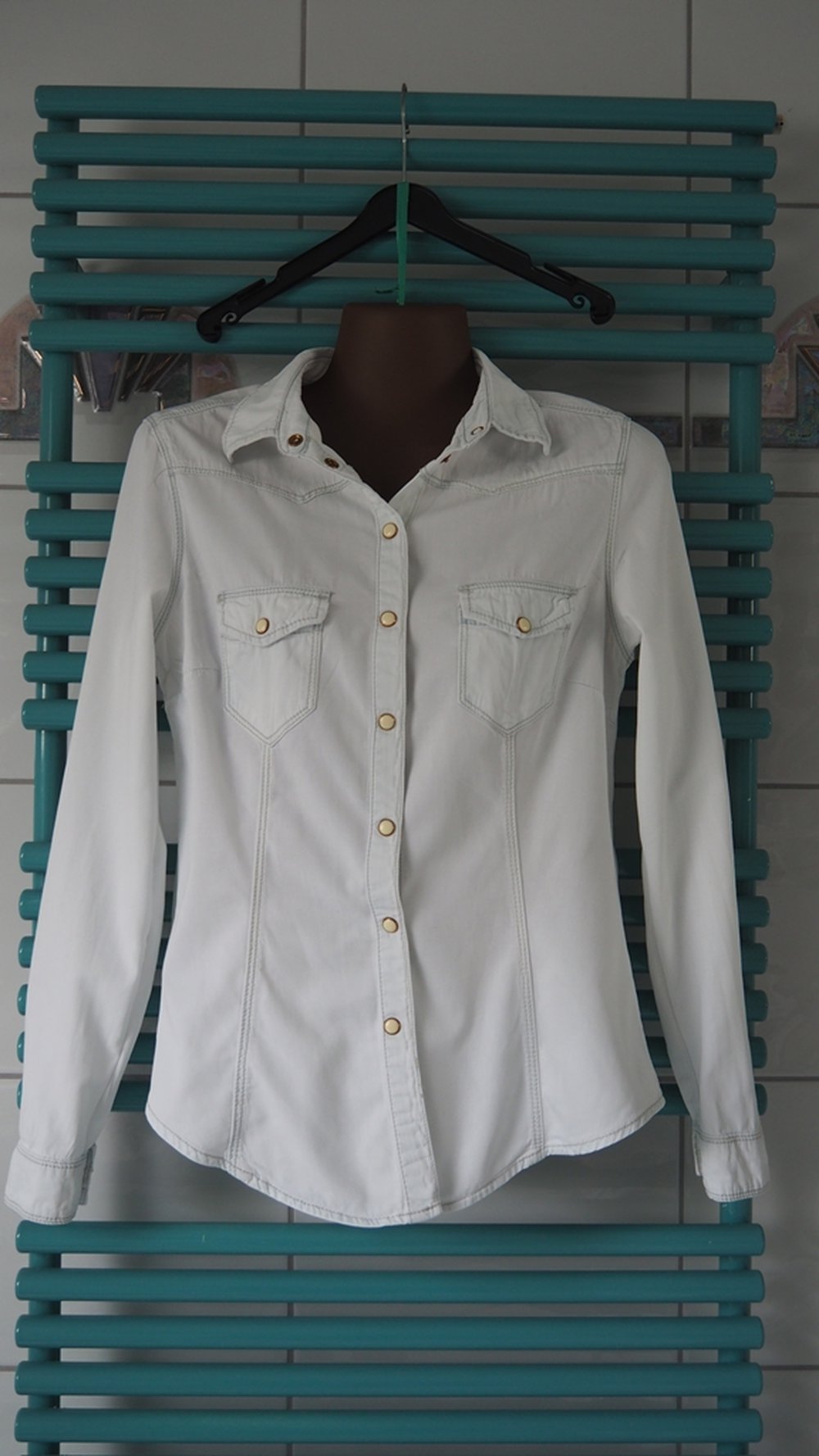 Sehr helles Jeans Hemd von Primark Gr. 36
