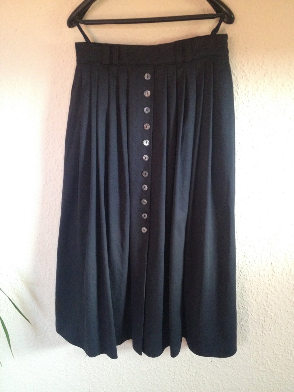 schwarzer vintage Rock (high-waist)