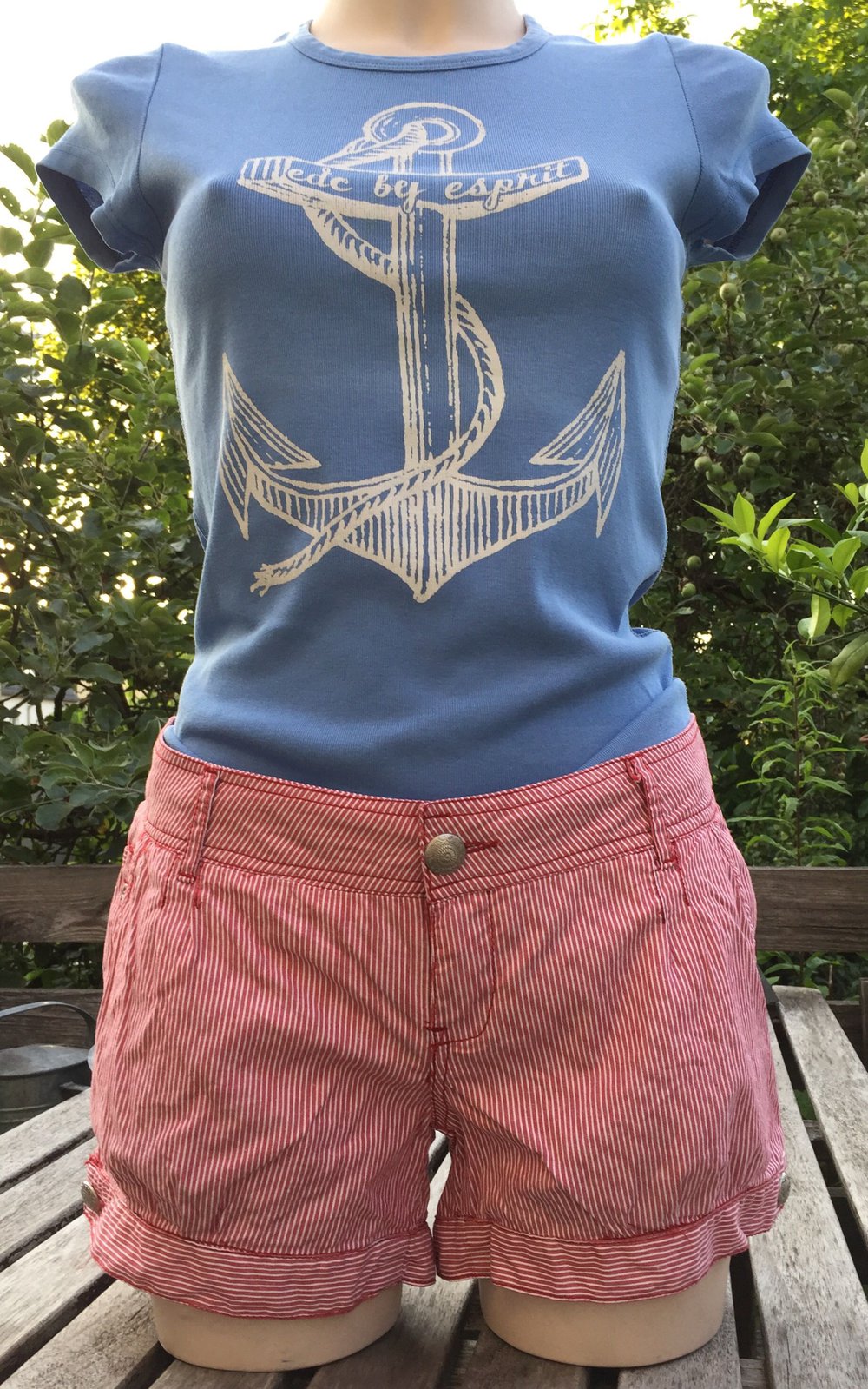 HOTPANTS maritim SHORTS gestreift Gr. L