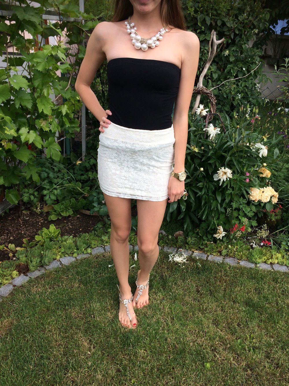 Schwarzes Bandeau