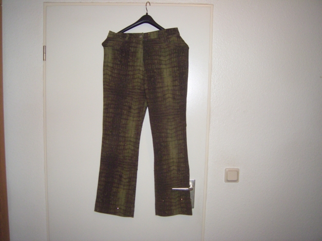 ausgefallene Stoffhose Factlehalf Gr.44 