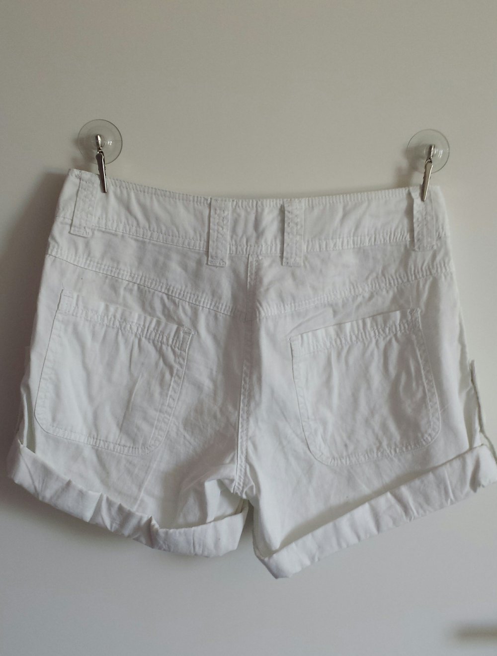 Weiße Hot Pants
