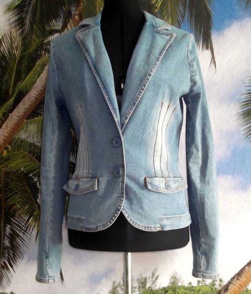 H&M Jeansblazer / Jeans-Blazer * Gr. 38 (S) * blau