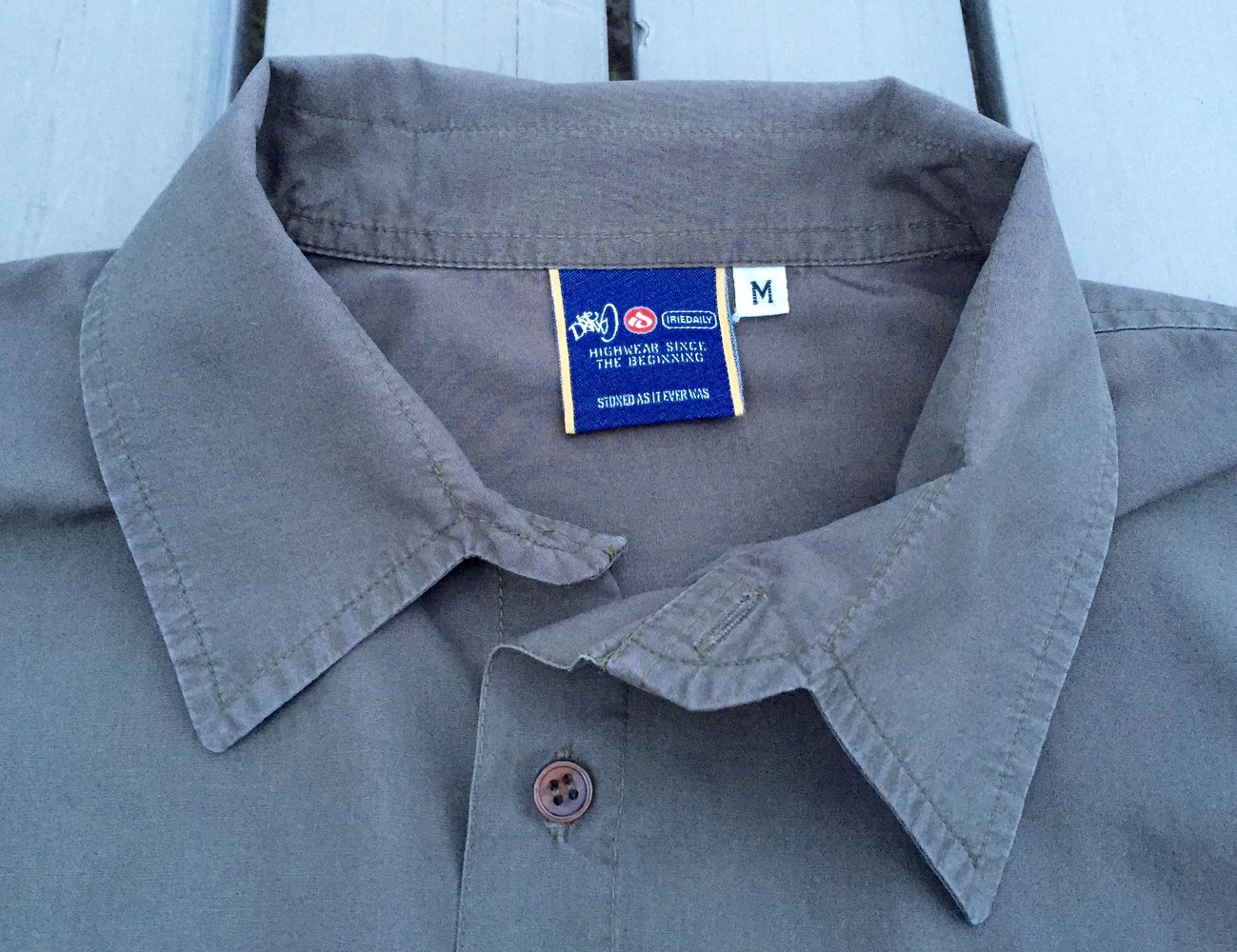 IRIEDAILY Hemd Khaki Irie Daily Gr. M (L)