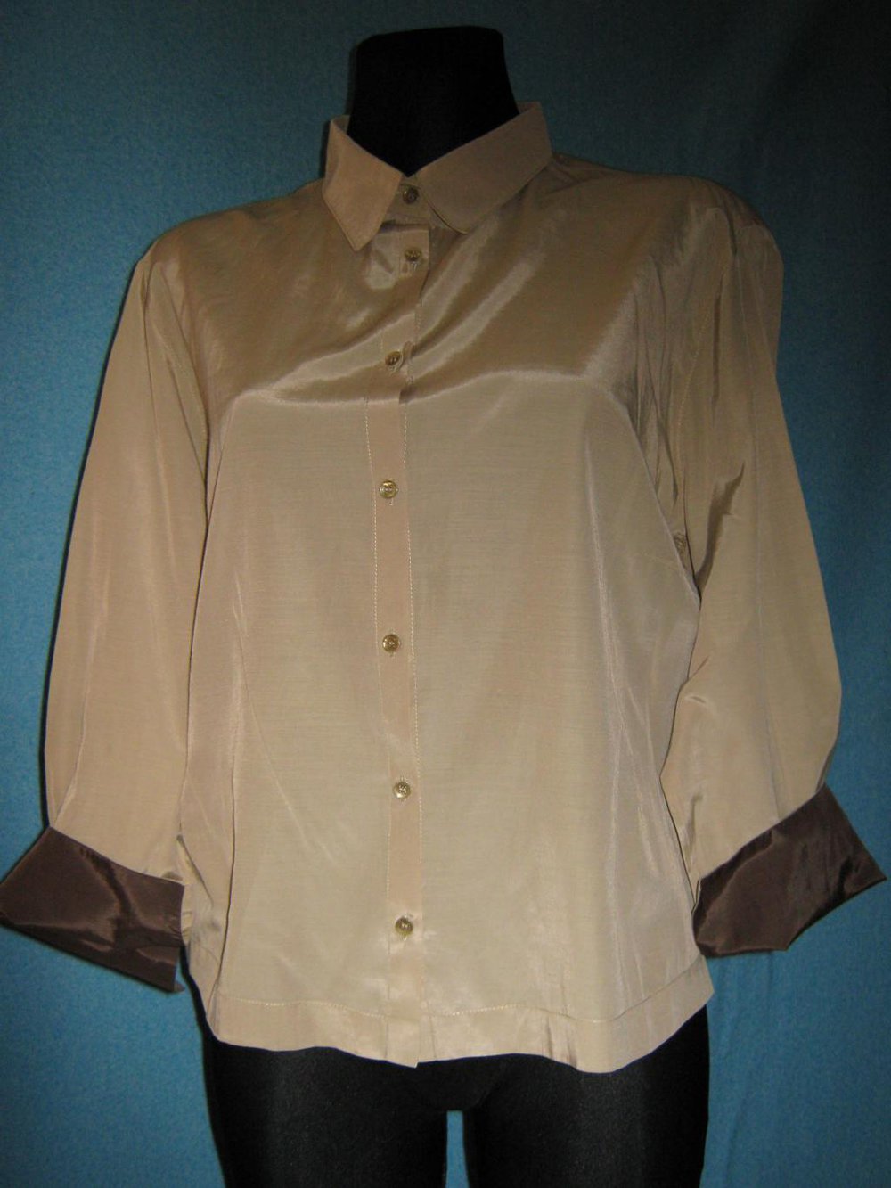 NEU Ausgefallen Seiden Hemd- Bluse 