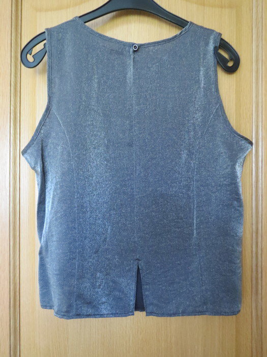 Top (schick), Gr.38/40, silber-grau