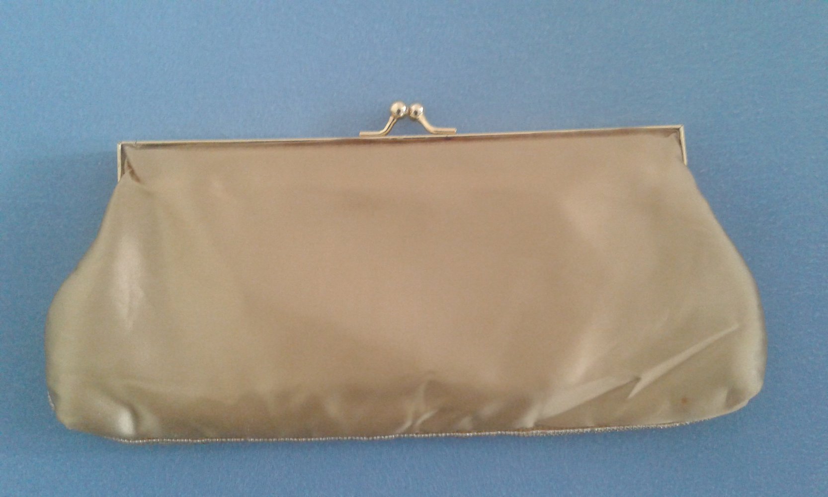 Handtasche/Clutch mit Pailletten bestickt