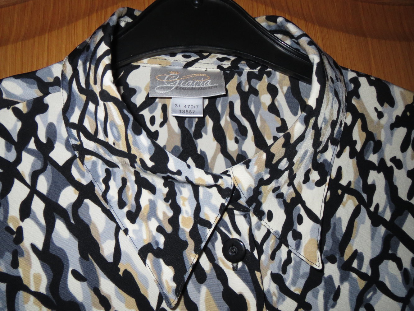 Bluse; Gr.50/XL, bügelfrei