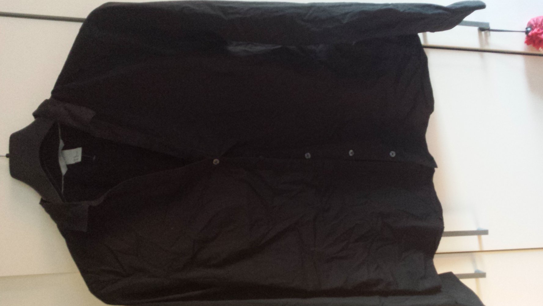 schwarze schlichte Bluse H&M Gr.46