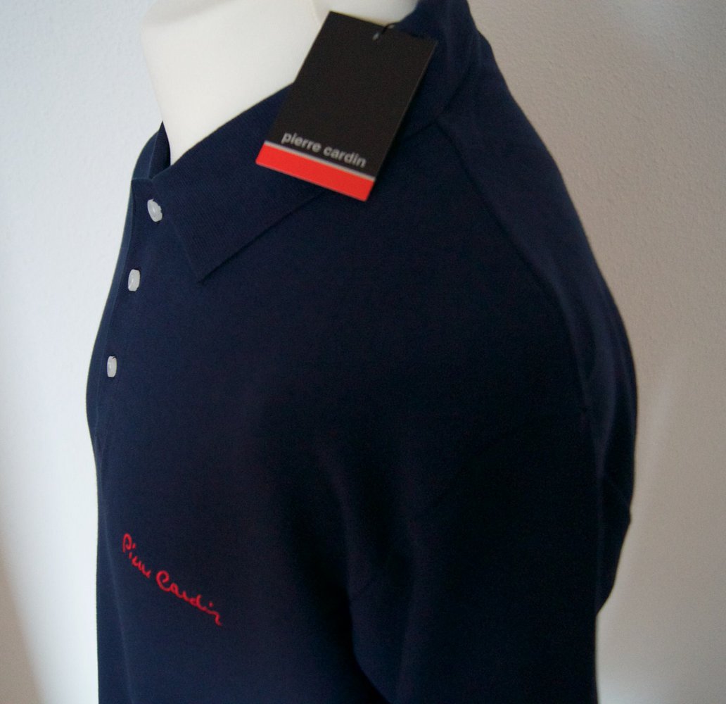 Pierre Cardin Herren Polo-Hemd - Gr. XXL - blau (navy) - NEU