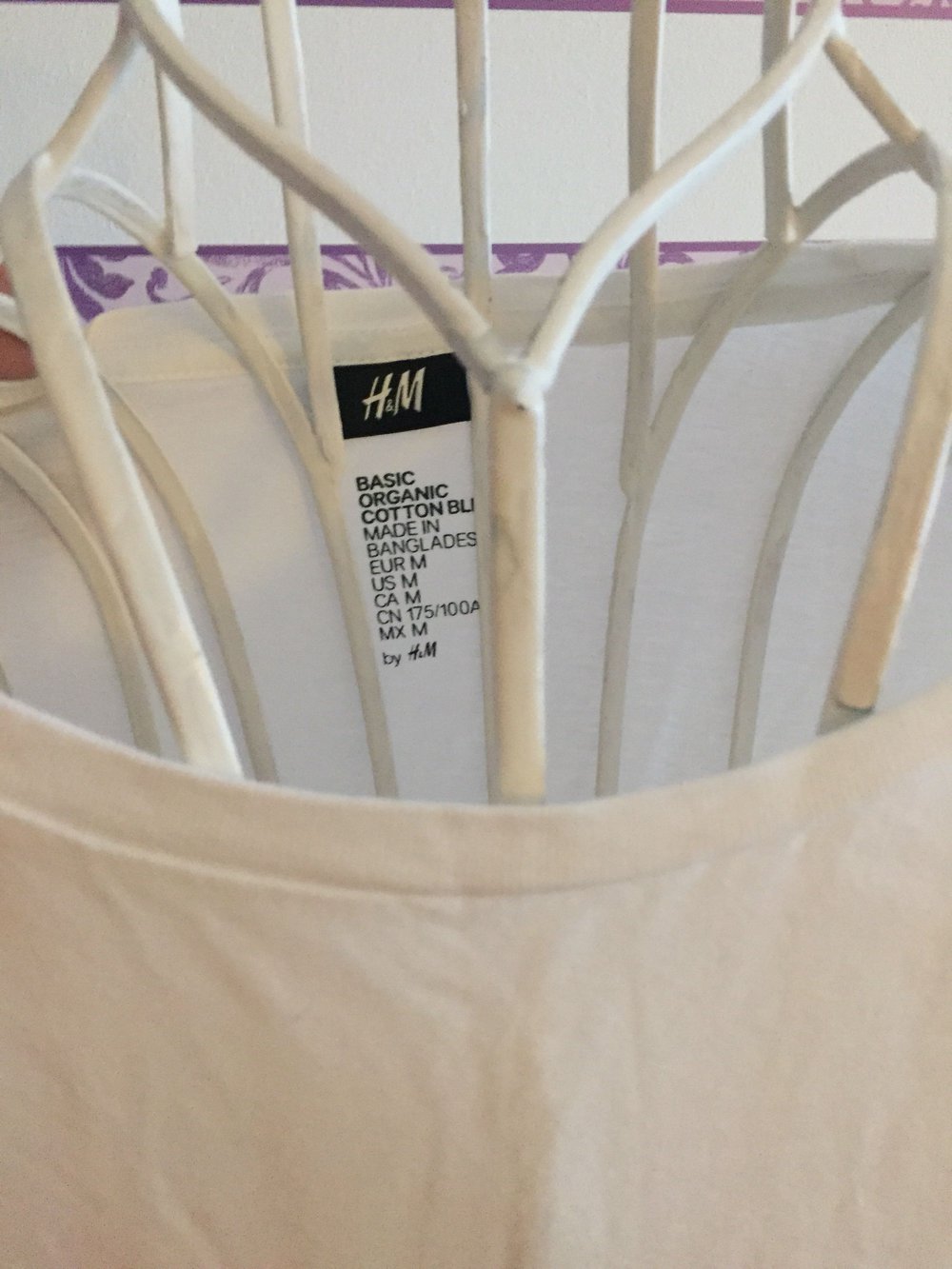 Weisses H&M Basic Shirt