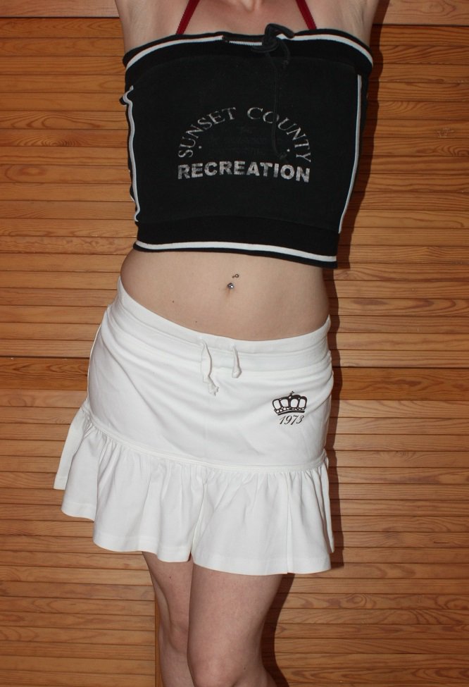 Süßes Bandeau Crop Top, Gr. XS