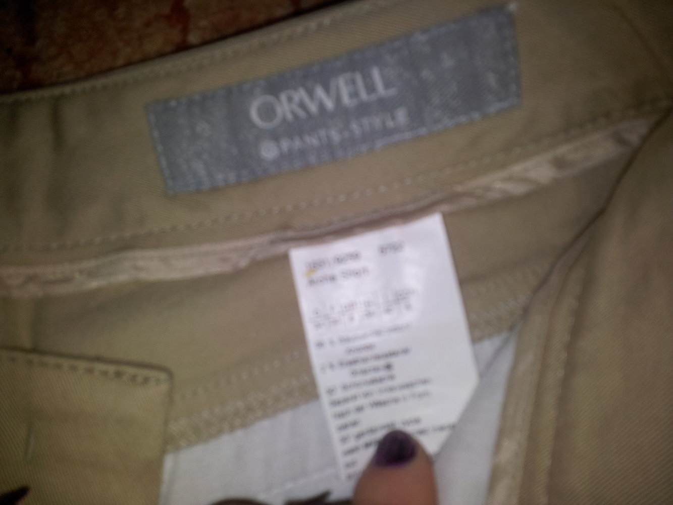 Hose Gr. 34 beige /creme neuwertig
