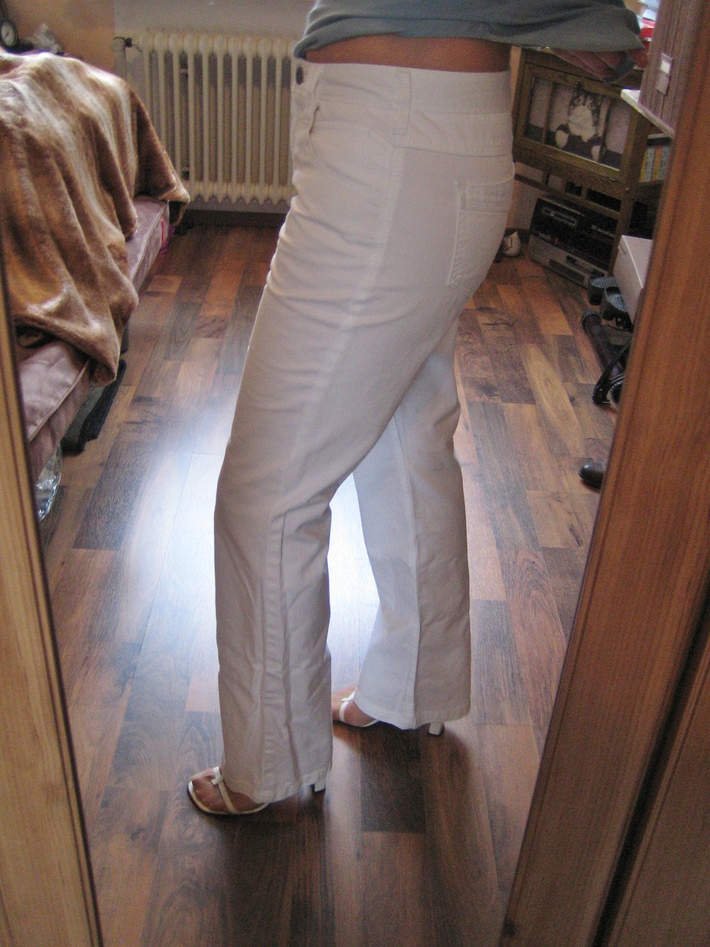 Weiße Jeans Zero Gr. 38 long wie neu