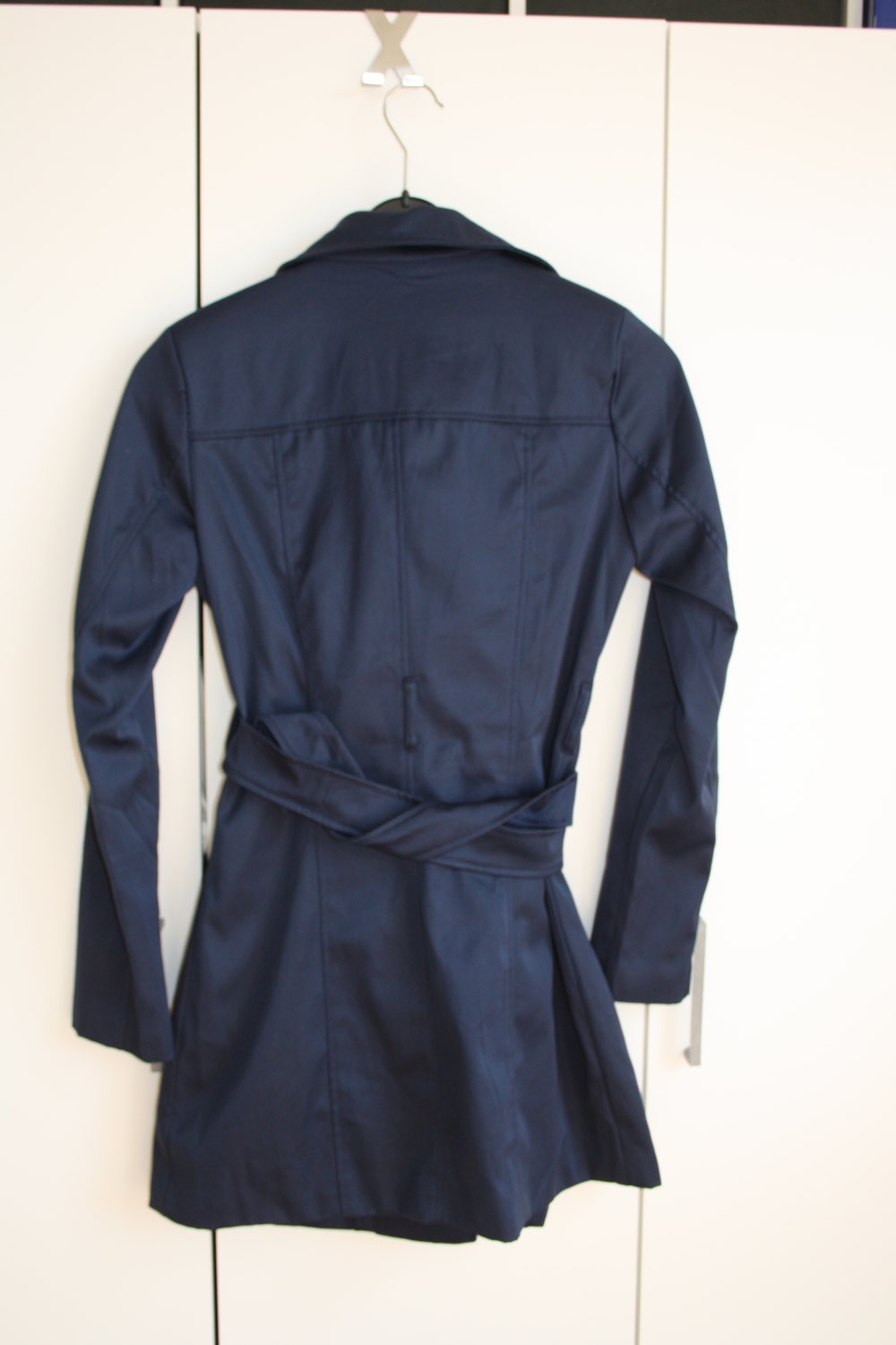 * Mantel Trenchcoat blau dunkelblau